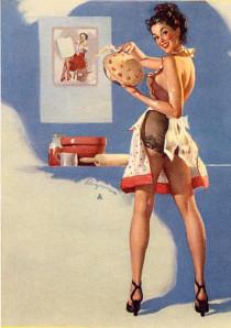 What's Cooking by Gil Elvgren (1949)