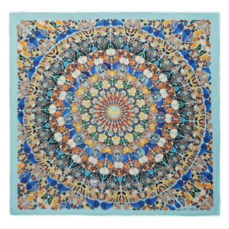 Alexander McQueen and Damien Hirst scarves Alexander McQueen scarf8