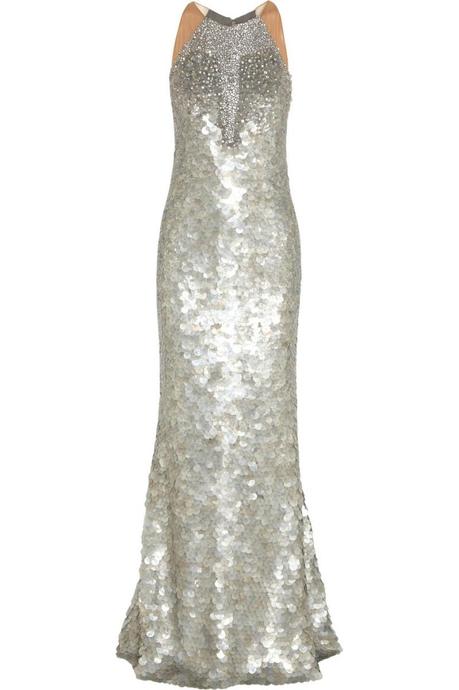 KAUFMANFRANCO Crystal and paillette-embellished silk gown €9,288.47