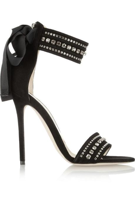 BRIAN ATWOOD Crystal-embellished suede sandals €1,095