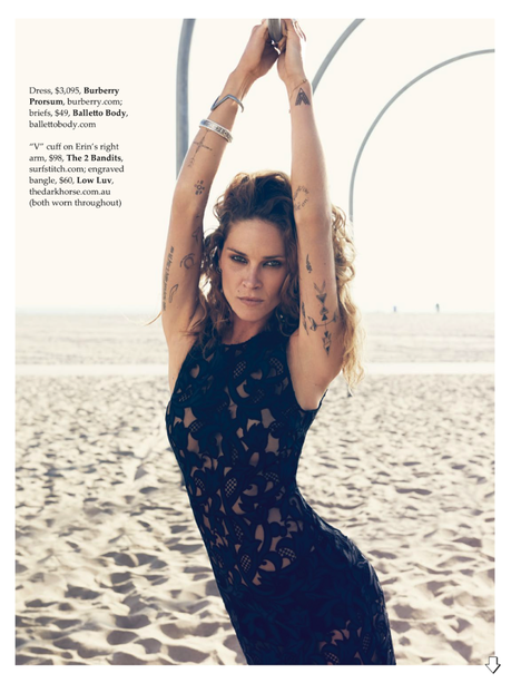 Erin Wasson By David Mandelberg For ELLE Australia December 2013 