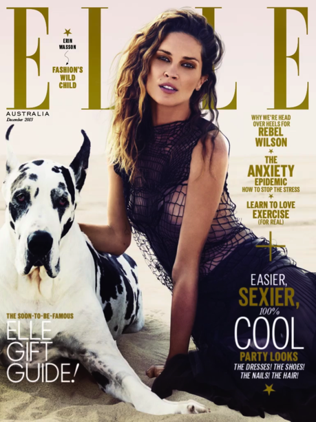 Erin Wasson By David Mandelberg For ELLE Australia December 2013 