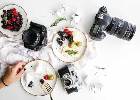 camera for flat lay photography