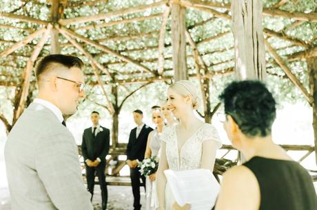 Caitlin and Tom’s Wedding in Cop Cot in June