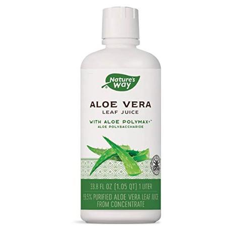 Nature's Way Premium Quality Aloe Vera Leaf Juice, 99.5% Purified, 33.8 Fl. Oz.