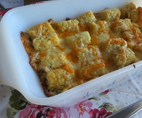 Cracked Out Chicken Tater Tot Casserole