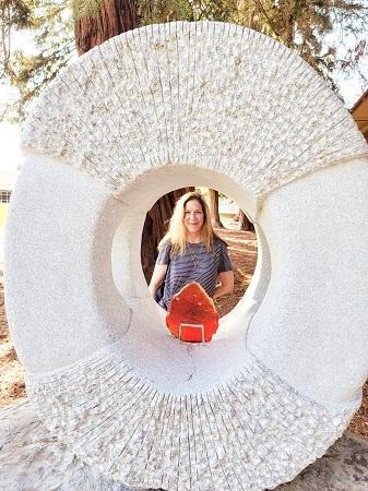 My exemplary educational experience at Menlo Park Silicon Valley Sculpture Art Fair September 2022.