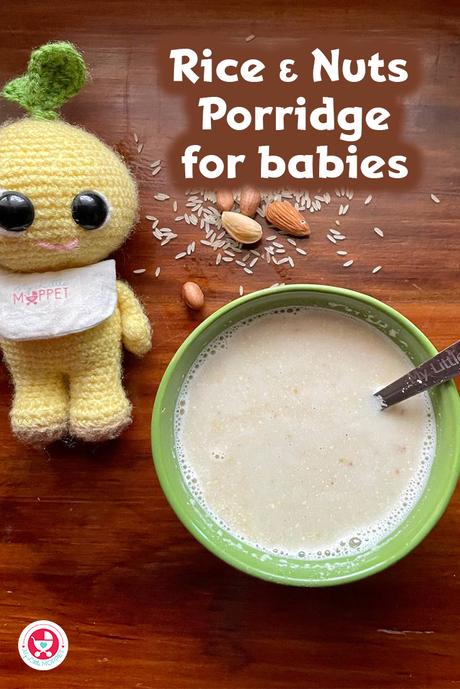 Looking for a nutritious, quick and easy meal that your baby will love? Instant Rice and Nuts Porridge for babies is perfect for you!