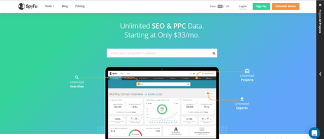 SpyFu- Best Competitor Analysis Tools