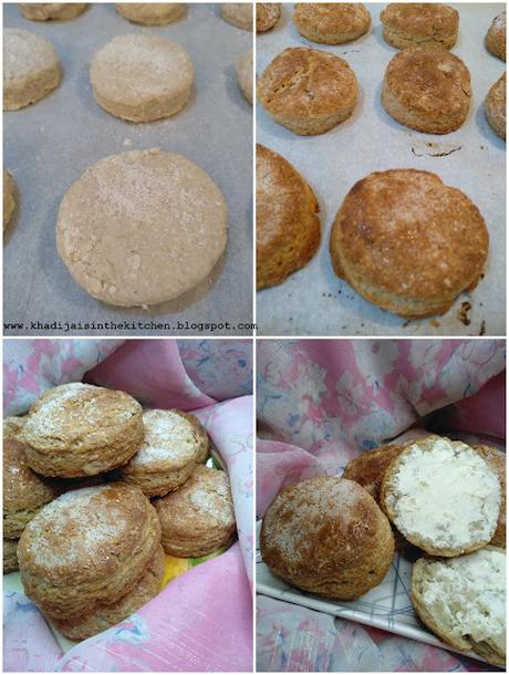 SCONES À LA CANNELLE / CINNAMON SCONES / SCONES CON CANELA / خبز السكونز بالقرفة