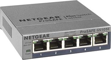 Best Managed Switches For Small Business In 2022 NETGEAR 5-Port Gigabit Ethernet Plus Switch (GS105Ev2)