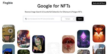 Fingible NFT Search Engine