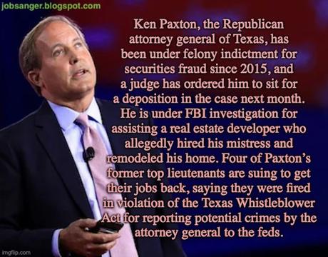 Texas Has The Worst Attorney General In The Country