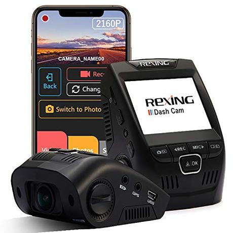 10 Best Dash Cam Under $100 In 2022 REXING V1 – 4K Ultra HD Car Dash Cam 2.4″ LCD Screen, Wi-Fi, 170° Wide Angle Dashboard Camera Recorder with G-Sensor, WDR, Loop Recording, Supercapacitor, Mobile App, 256GB Supported