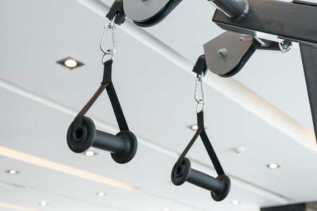 Cable Machine Handles in a Gym