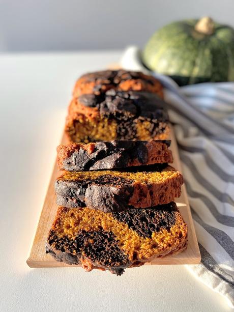 Marbled Japanese Pumpkin Bread