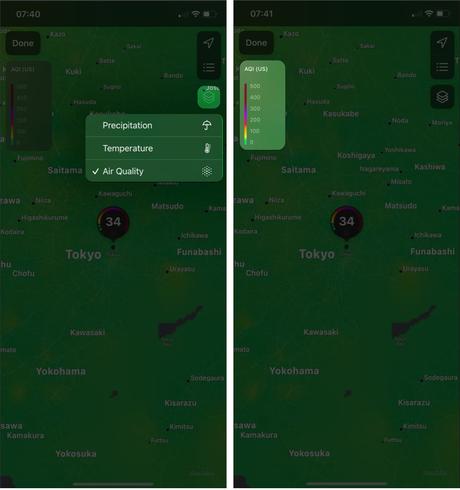 How to View Weather Maps on iPhone