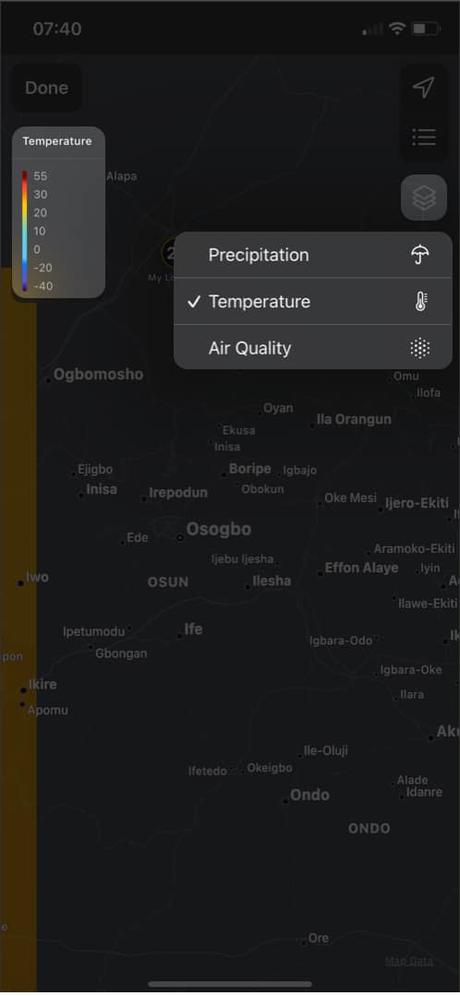 How to View Weather Maps on iPhone