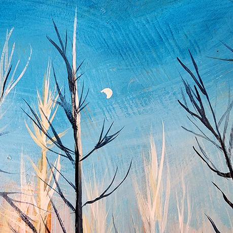 Mini Paintings of Unforgettable Moments | Heat From the Sky | Yellow Splendor | Moon Over Thousand Acres | Night Walk on Mt. Tabor