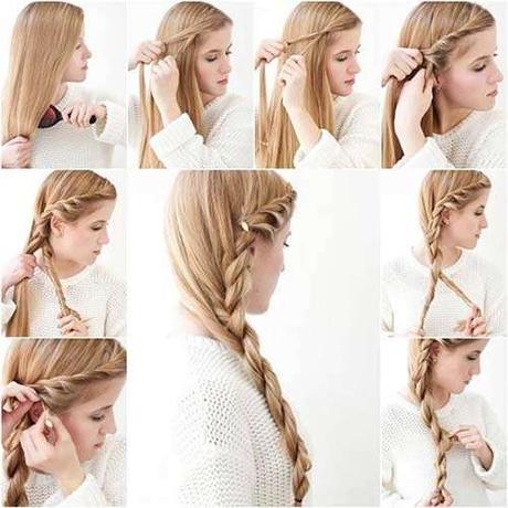 hairstyles for long thin hair step by step