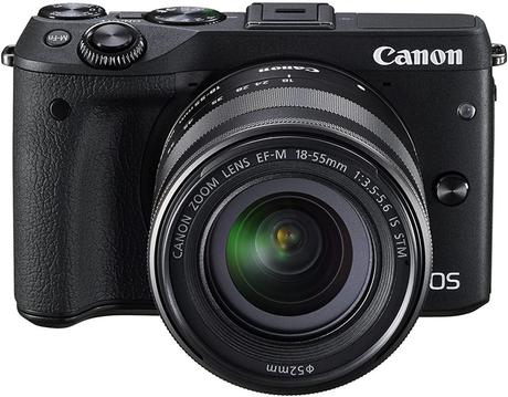 Canon EOS m3 Mirrorless camera with flipping screen'