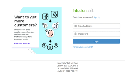 How to Use the Infusionsoft by Keap App After Logging In