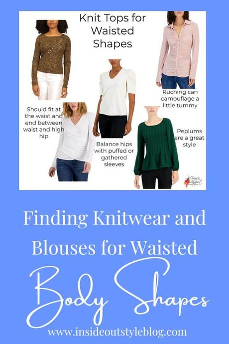 Finding Knitwear and Blouses for Waisted Body Shapes