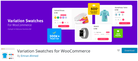 Top 5 WooCommerce plugins Variation Swatches for WooCommerce