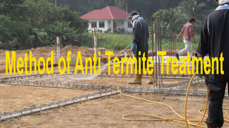 Pre Construction Anti Termite Treatment Process