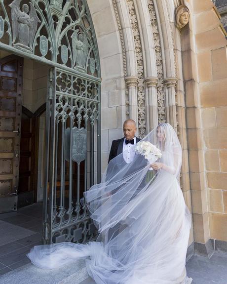 real wedding tayler and jayden bride with father