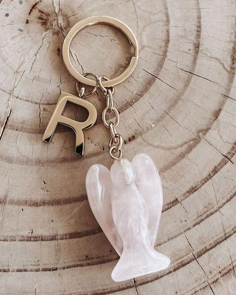 bridesmaid gifts quartz crystal keyring