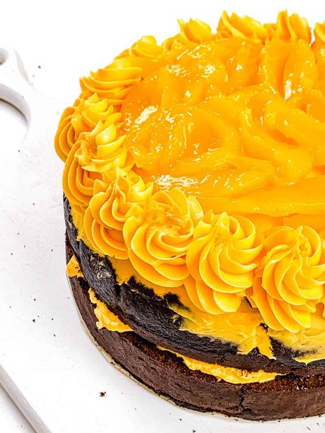 Chocolate Mango Cake