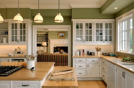 kitchen color brown cabinets