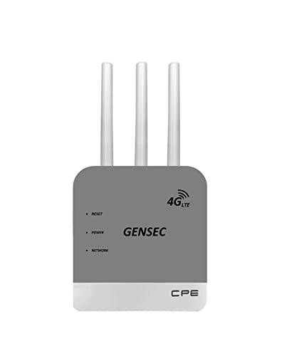 4G Router with SIM card 300 Mbps 3 Antenna with 1 WAN/LAN Port, 4G Router with Simcard CPE Jio...