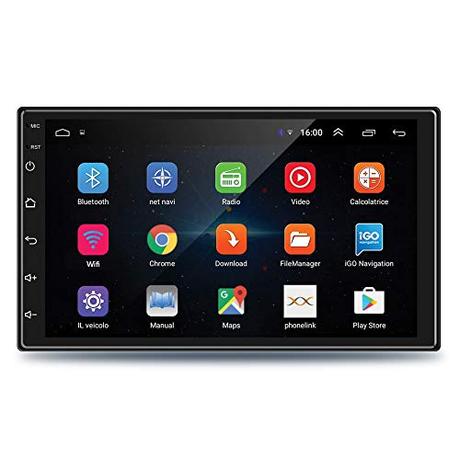 Godryft 7 Inch Full HD 1080P Touch Screen Android 9.1, Ultra IPS Display, Car Multimedia Player with...