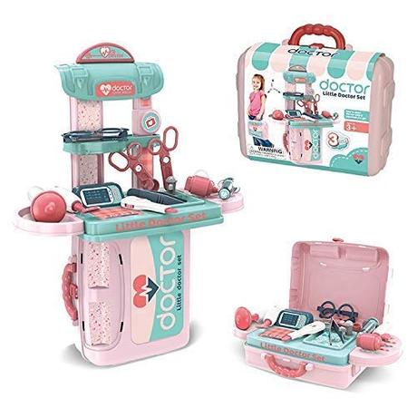 Galaxy Hi-Tech® 3 in 1 Doctor Play Set Pretend Play Learning Educational Medical Toy Tool with...