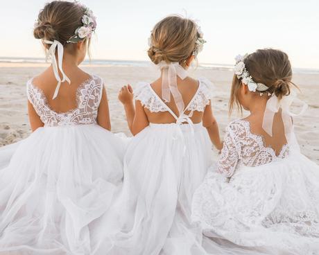 flower-girl-flower girls white dresses emboidery