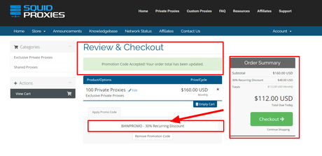 Squid Proxies Coupon Code 2022 Use Code BHWPROMO – 30% Recurring Discount