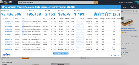Top 3 Jungle Scout Alternative: Discover Best Amazon Products helium10xray_screenshot