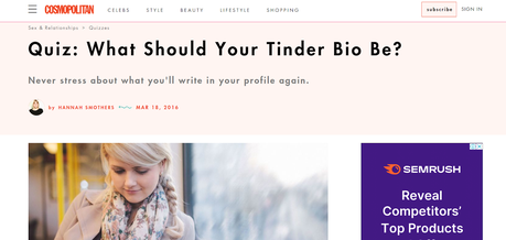 Dating Profile Bio Generator
