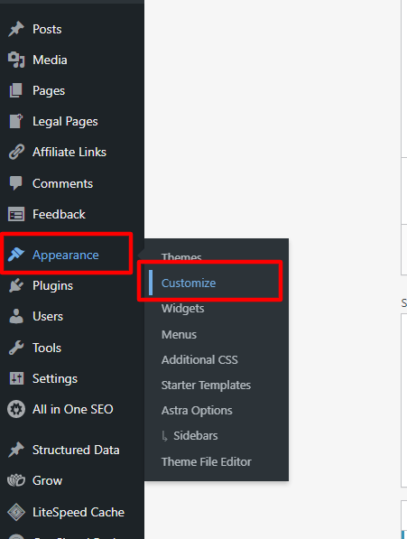 How to Change Color Menu in Astra Theme