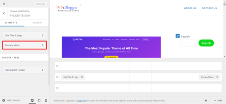 How to Change Color Menu in Astra Theme