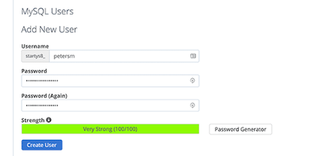 Mysql users- Move A WordPress Site