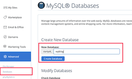 Mysql Database