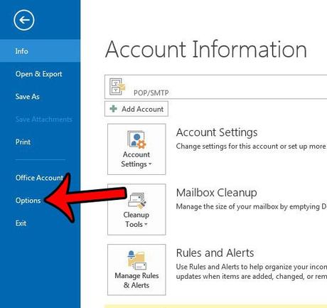 How to disable hardware graphics acceleration in Outlook 2013