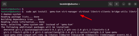 How to install and configure QEMU/KVM on Ubuntu 20.04/22.04