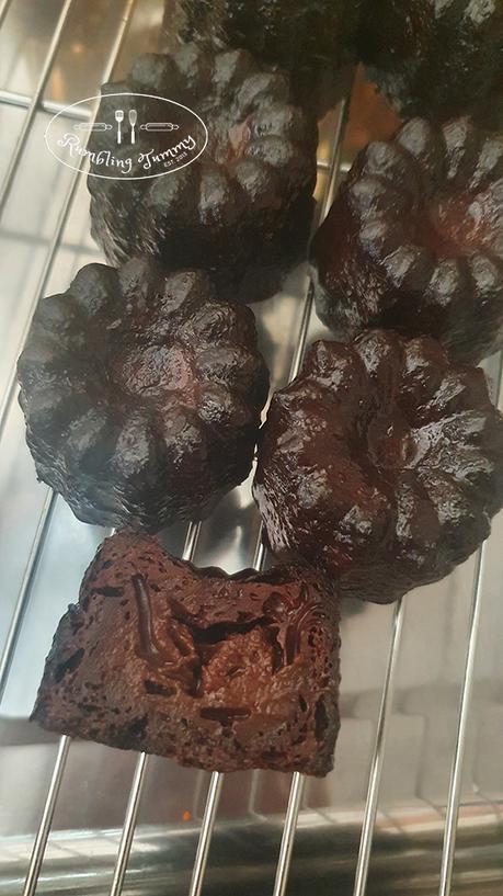 Chocolate Canelé 巧克力可麗露  Air fryer