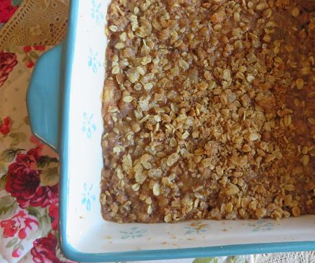 Double Ginger Apple Crumble