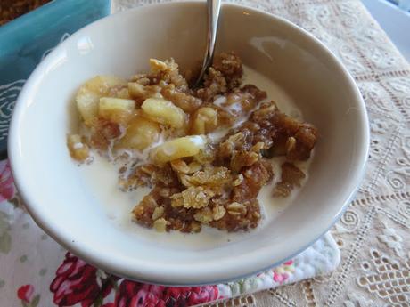 Double Ginger Apple Crumble