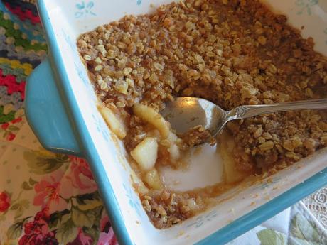 Double Ginger Apple Crumble